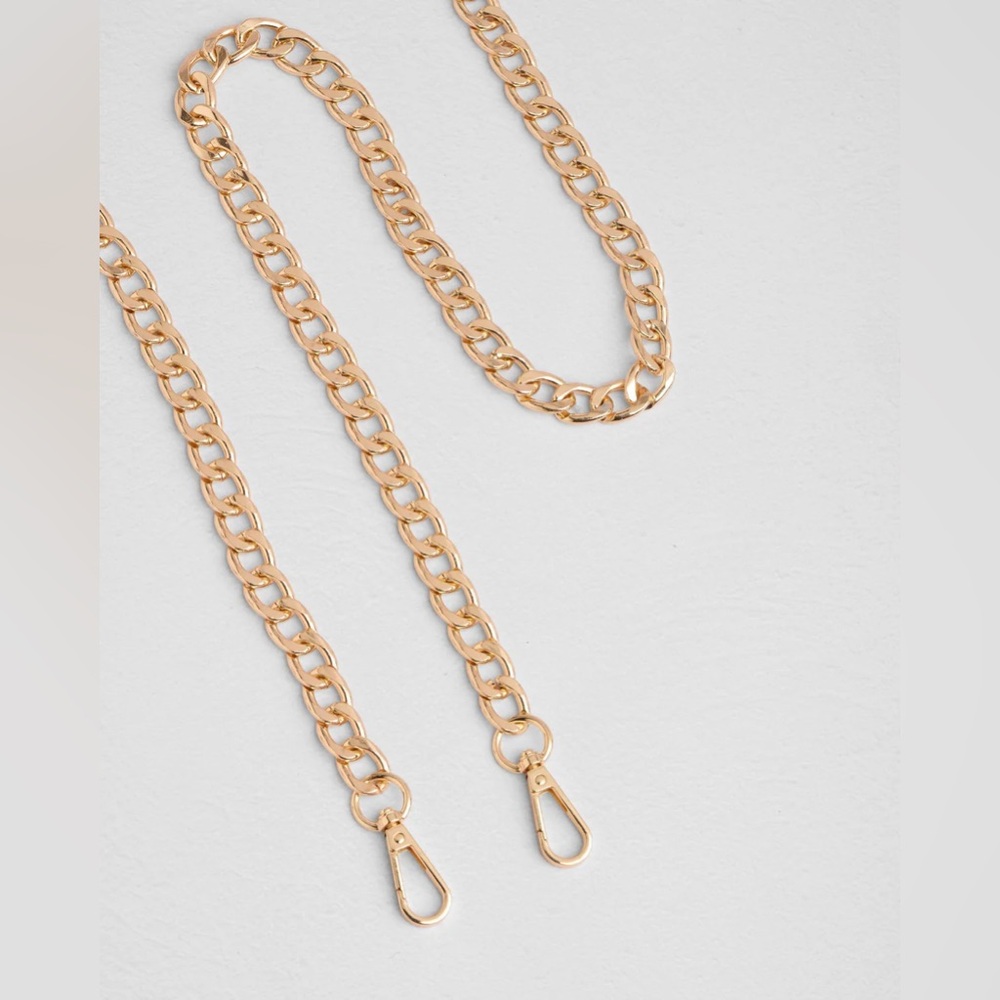 Pom Pom London Gold Chain Strap